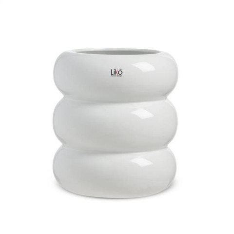 VASO JADE D. 16 H 18 - WHITE SHINE